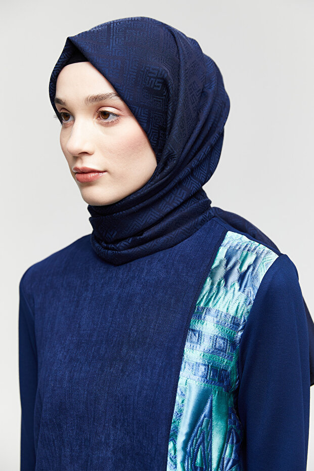 Logolu Lyocell Şal - 1