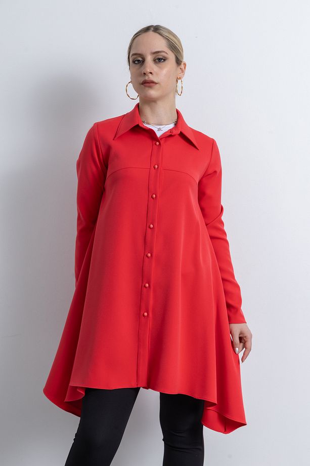 Kadın Krep Kumaş Tunik 1230 - 7