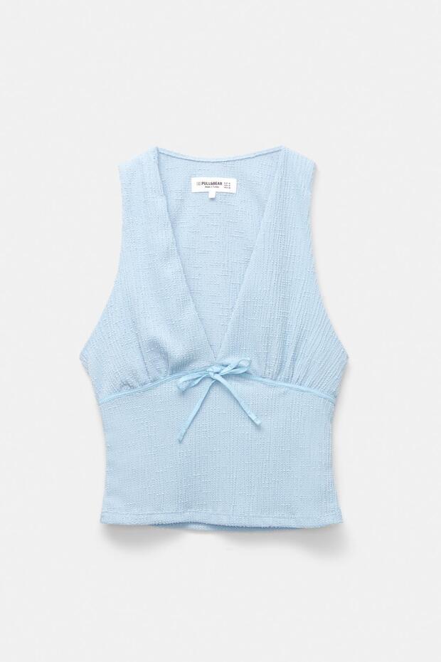 Rustik bağlamalı üst - 6