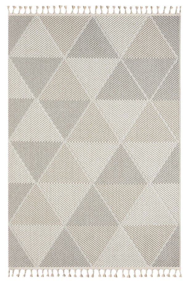 İskandinav Desenli Bukle Halı – Minimalist Şıklık ve Konfor - 1