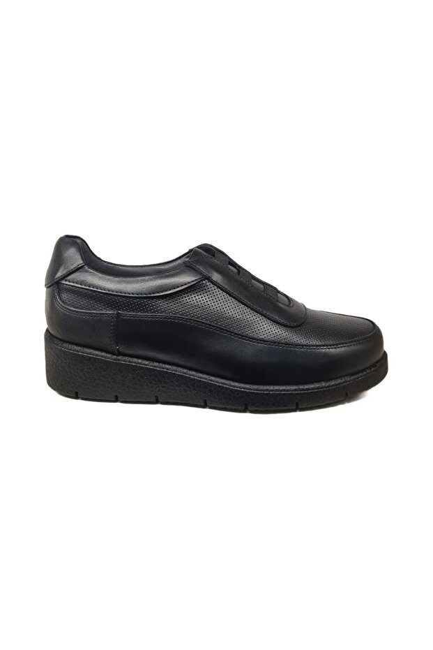Napa Shoes Women's Genuine Leather Compressed Foam Sole Comfortable Ultra Light Daily Wedge Heel Shoes