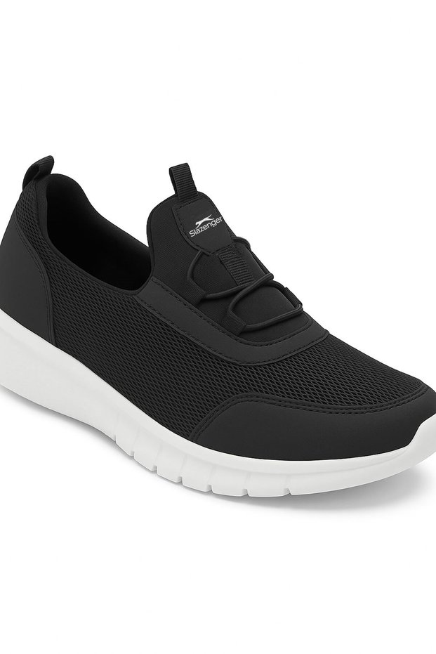 Avenge Black White Women's Casual Walking & Running Shoes Comfortable Slip-Ons
