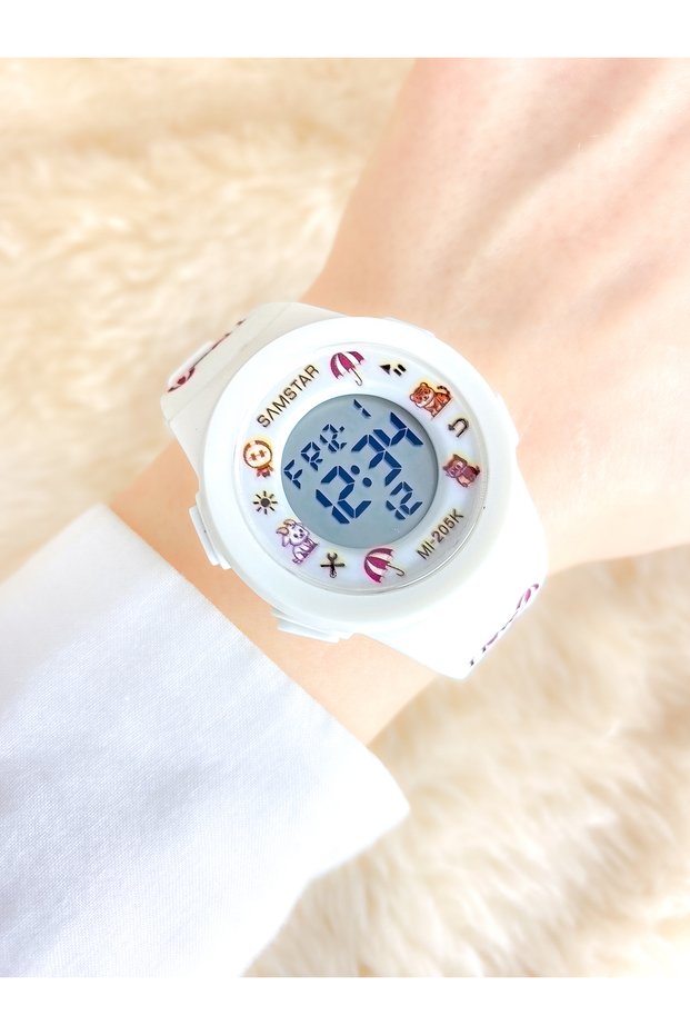 Alarm-Light-Stopwatch-5 Atm Waterproof-Gift Children's Wristwatch