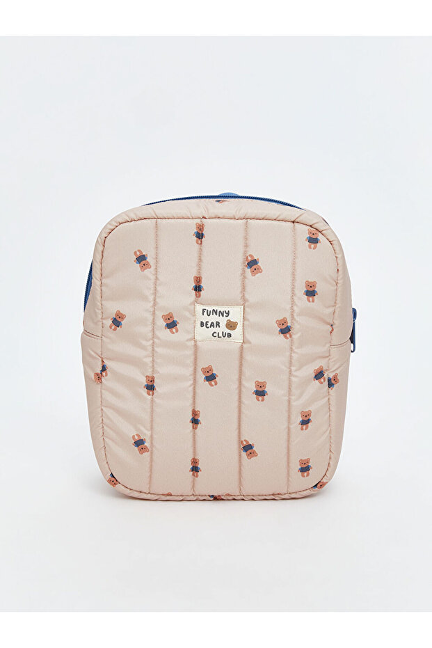 Leave Your Style with Us |   Bear Teddy Printed Baby Boy Care Bag