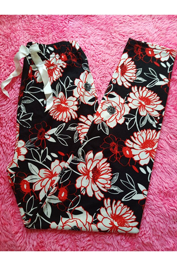 Çiçekli pijama - 1