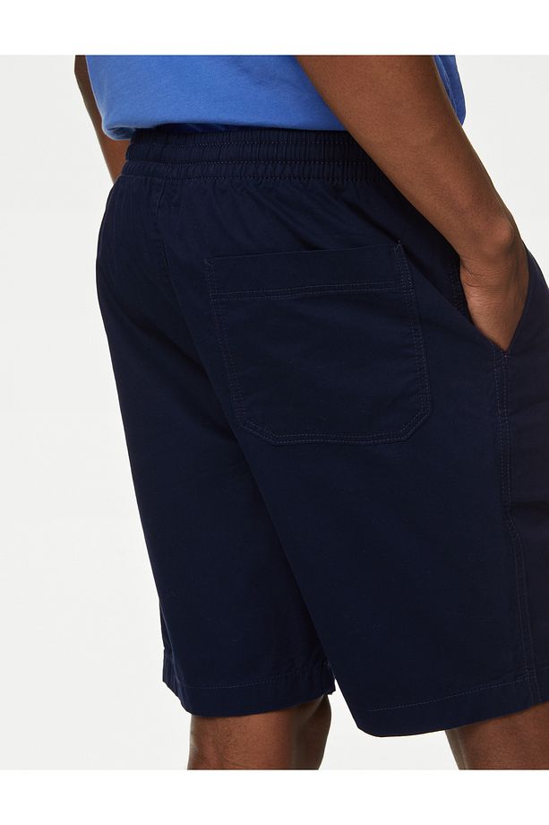 Saf Pamuklu Regular Fit Şort - 3