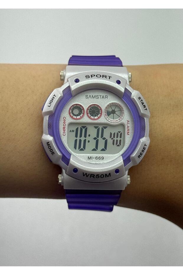 Alarm-Light-Stopwatch-5 Atm Waterproof-Gift Children's Wristwatch