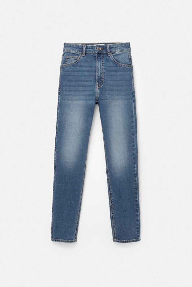 Yüksek bel skinny jean - 2