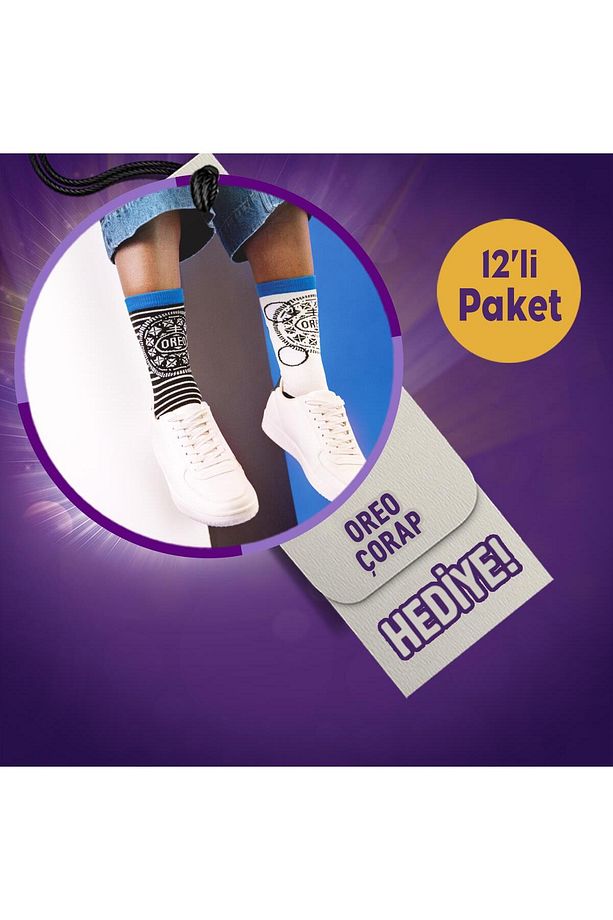 Oreoseverler Çikolata&Bisküvi Paketi (Oreo Çorap Hediyeli) - 2