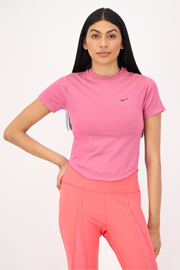 Women Sportswear Fit Training Top, Dark Pink