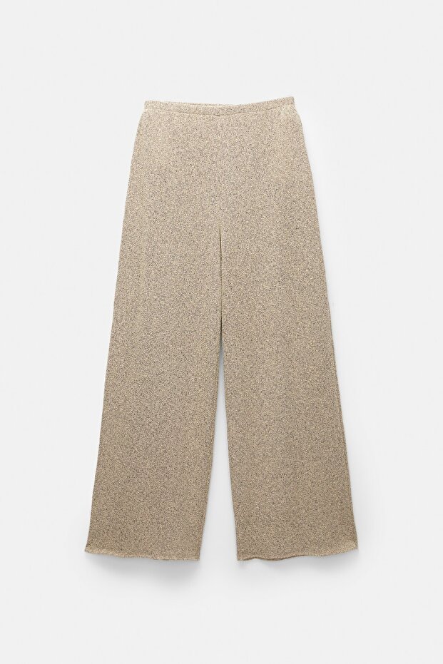 Düz triko pantolon - 6