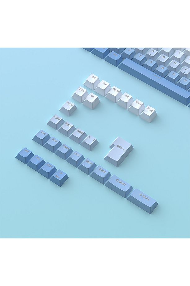 133 Keys PBT Keycaps Klavye Tuş Takımı - 5