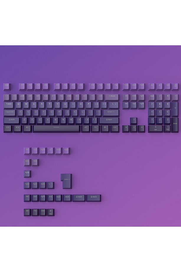 133 Keys PBT Keycaps Klavye Tuş Takımı - 7