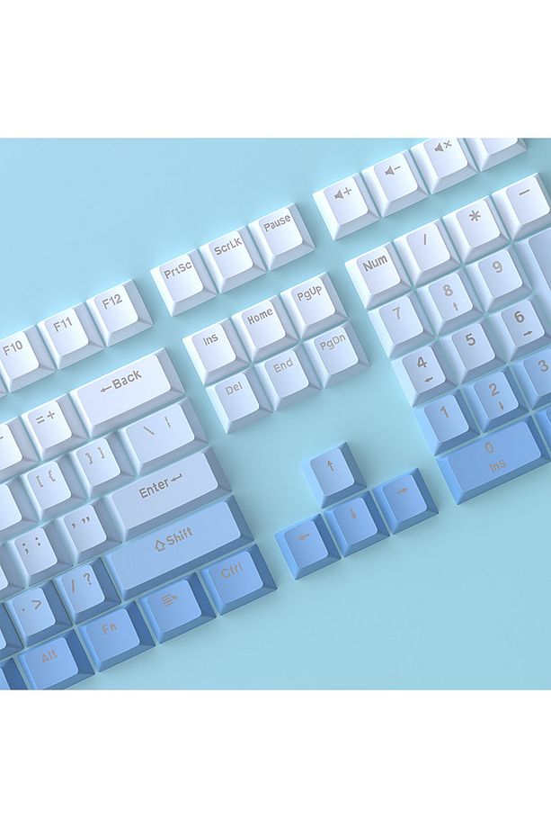 133 Keys PBT Keycaps Klavye Tuş Takımı - 6