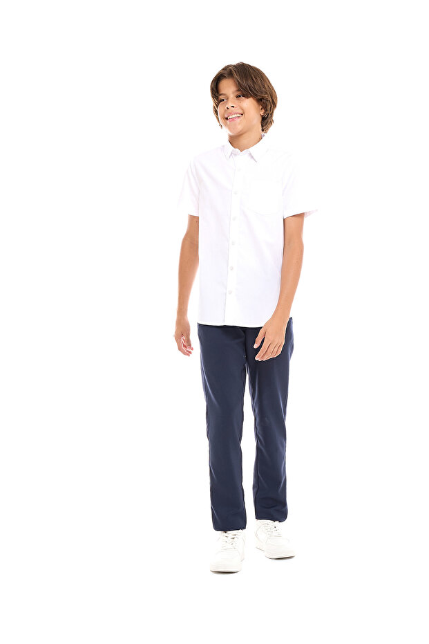 Dark Blue Boys Woven Pant 5-16Y