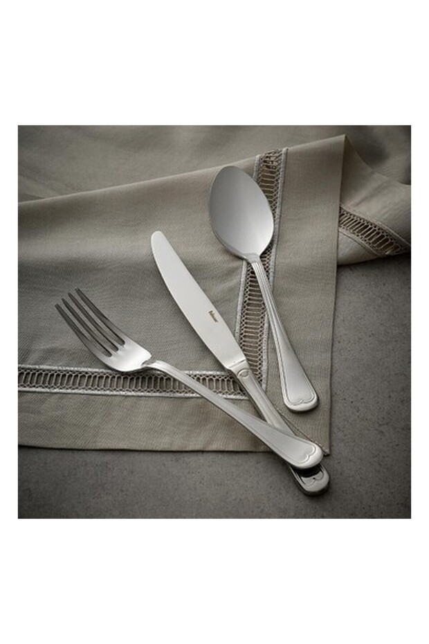 Topkapı 30 Parça Çelik Çatal Kaşık Bıçak Seti - 1