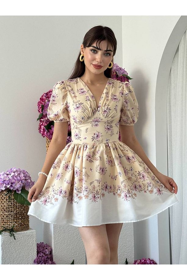 Bloom Mini Elbise - 5