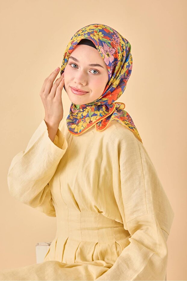 وشاح من القطن الناعم بنمط بودروم - 3