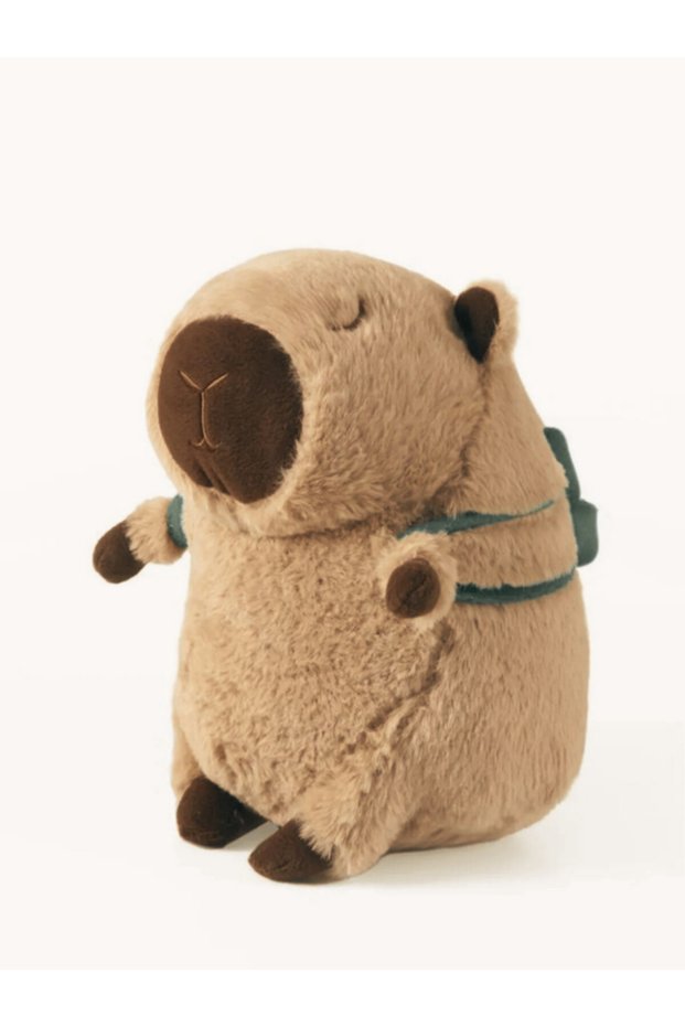Capybara Plush Toy 30 cm - Capybara Plush Toy - Soft Sleeping and Hugging Companion
