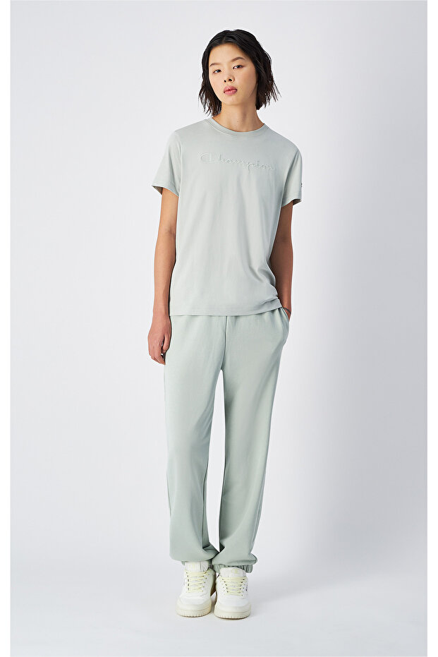 Authentic Pants Elastic Cuff Pants Green Women's Sweatpants-117790-Gs129