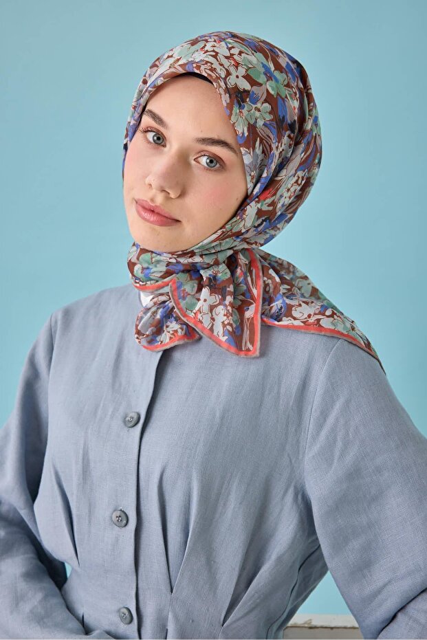 وشاح من القطن الناعم بنمط بودروم - 3