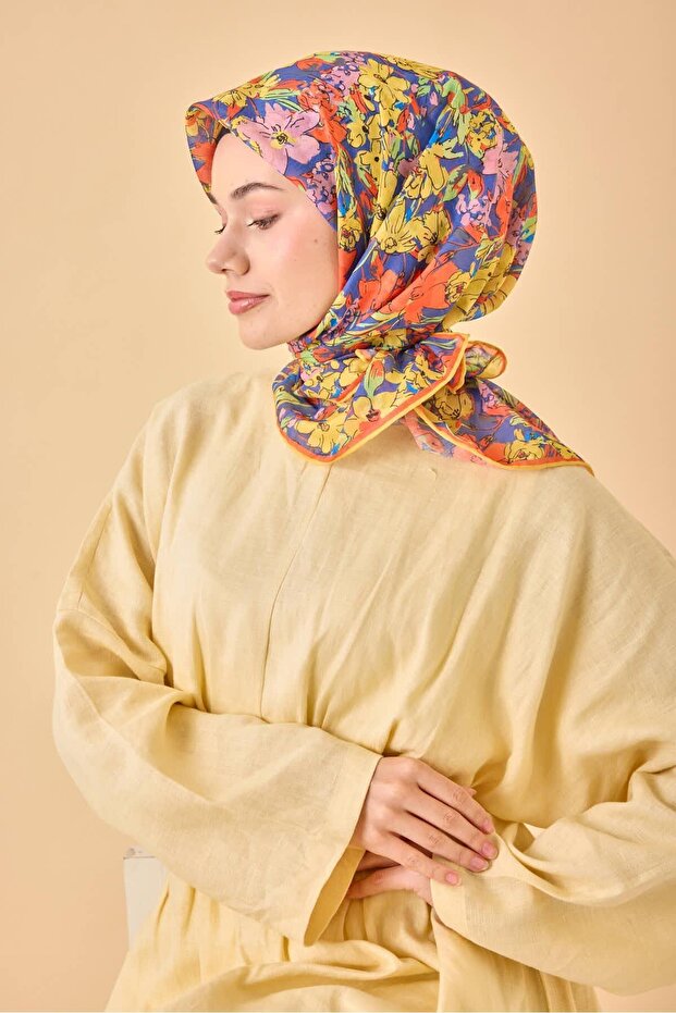 وشاح من القطن الناعم بنمط بودروم - 2