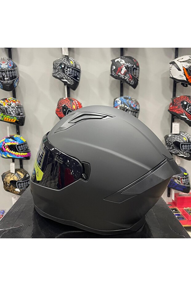 M-910 Full Face Kask MAT BLACK - 4