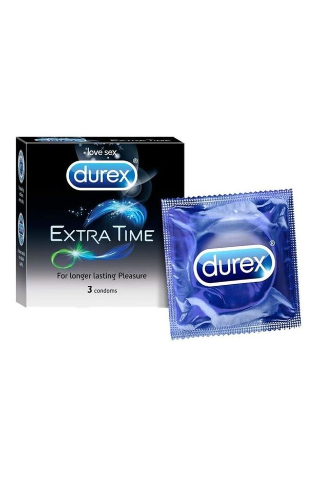 3-Piece Extra Time Condom Set - 1