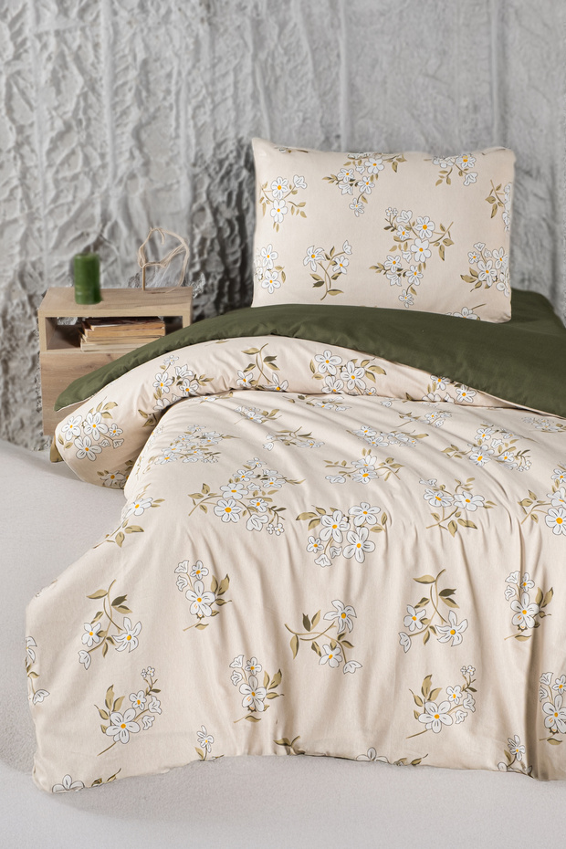 Piteya 100% Cotton Sheet Single Duvet Cover Set