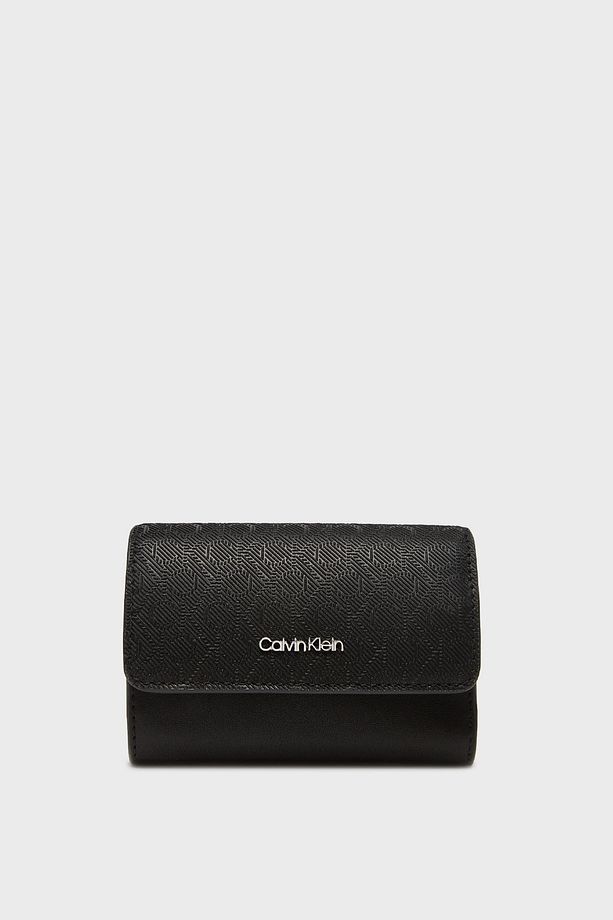 US Calvin Klein Monogram Logo Baskılı Fermuarlı Cüzdan LV04F1038GUB1 CÜZDAN LV04F1038G UB1 - 1
