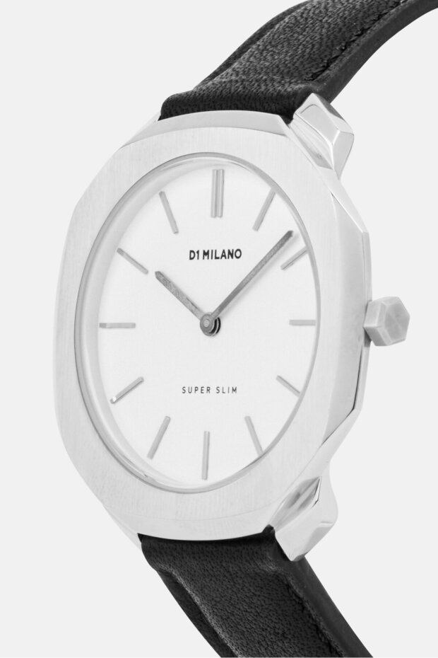 Women SSLL03 Super Slim Leather Analog Watch 36mm, Black - 4