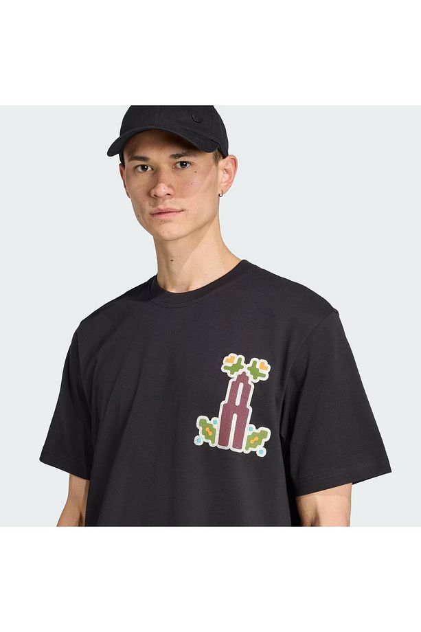 Monogram Loose Erkek Tişört - 5