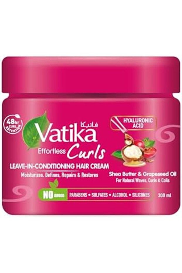 Curls Leave-In Cream 300ml | With Shea Butter & Oils | 48H Curl Retention & Moisture Care - 2