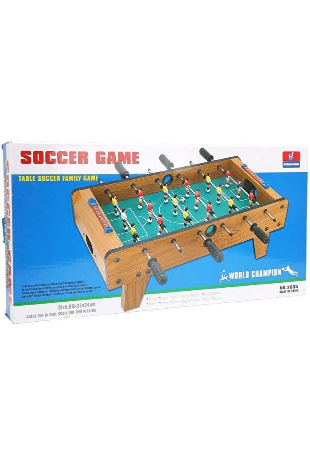 طاولة كرة قدم صغيرة مقاس 27 بوصة مع أرجل - 3