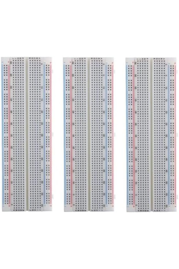 3 pcs Breadboard 830 Point Solderless Prototype PCB Board Kit for Arduino Proto Shield Distri