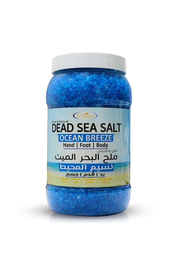 La Parisienne Pure & Natural Dead Sea Salt, Cleanses, Bath Salt, Muscle Pain - (Ocean Breeze, 2 kg)