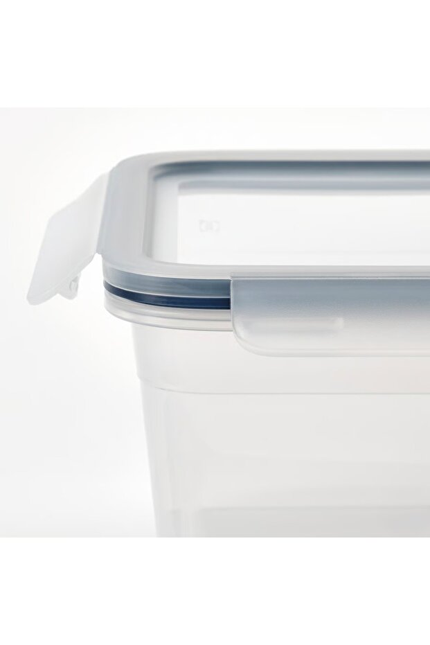 علبة طعام مربعة/بلاستيكية، 750 مل - 2