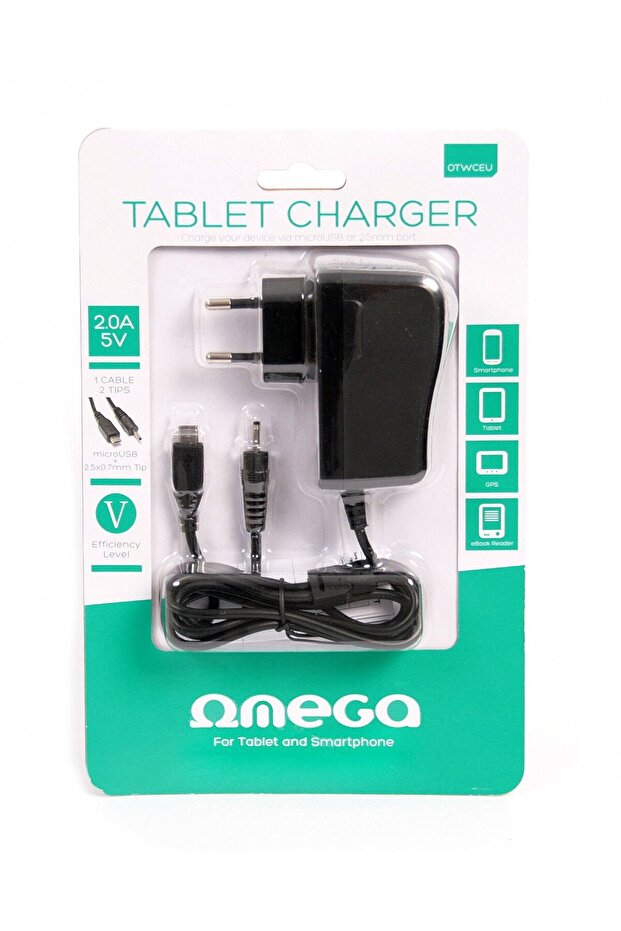 Incarcator Tableta 2 TIPS MICRO USB & 2,5MM - 2