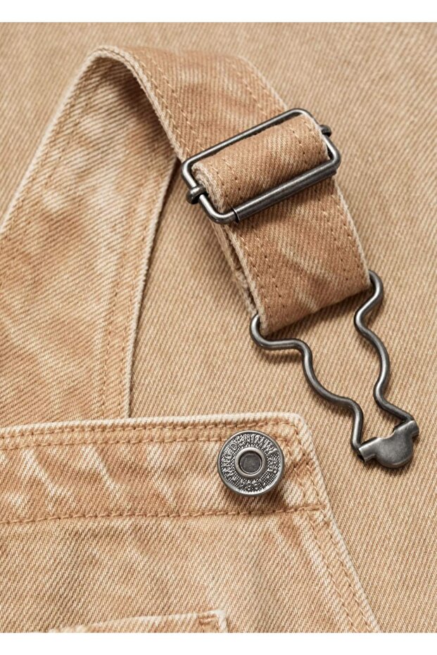 Uzun denim tulum - 6