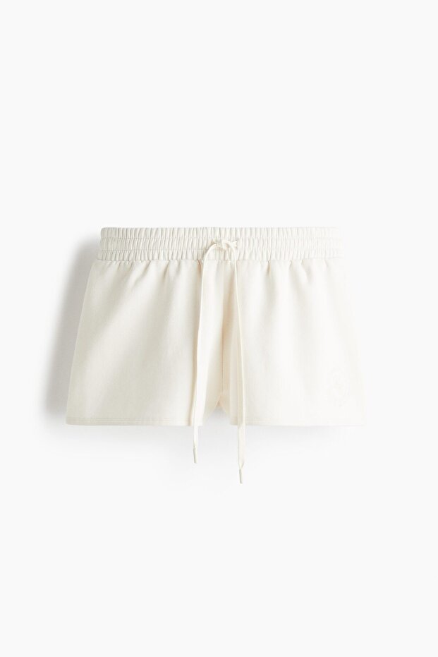 Büzgü Bağlı Sweatshirt Şort - 3