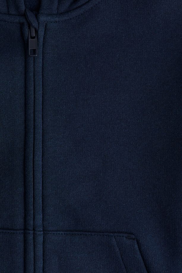 Kapüşonlu ve Fermuarlı Oversize Üst - 2