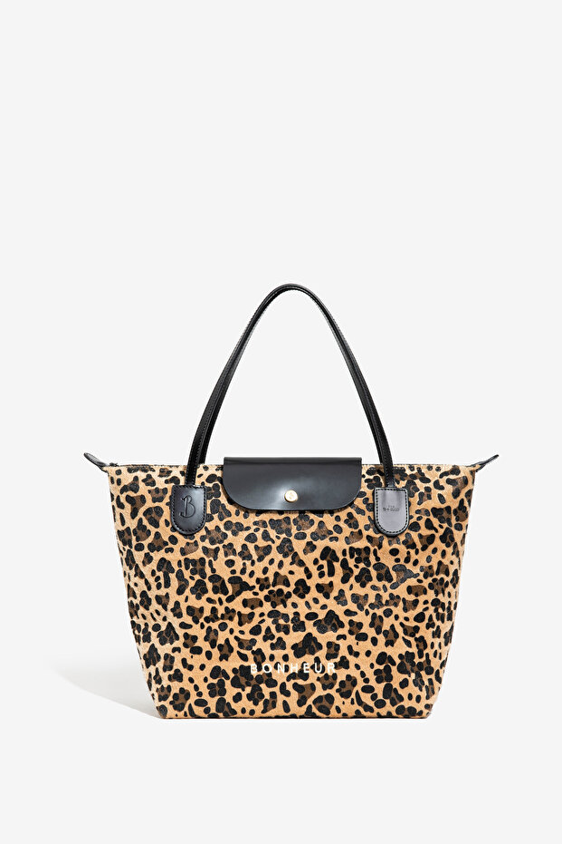 N°7 Kanvas Çanta- Leopard - 1