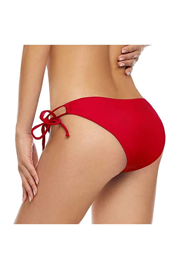 Red bikini with adjustable string - 1