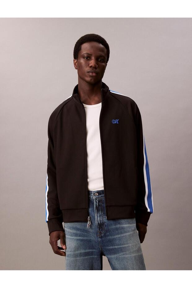 STRETCH TWILL TRACK JACKET - 1