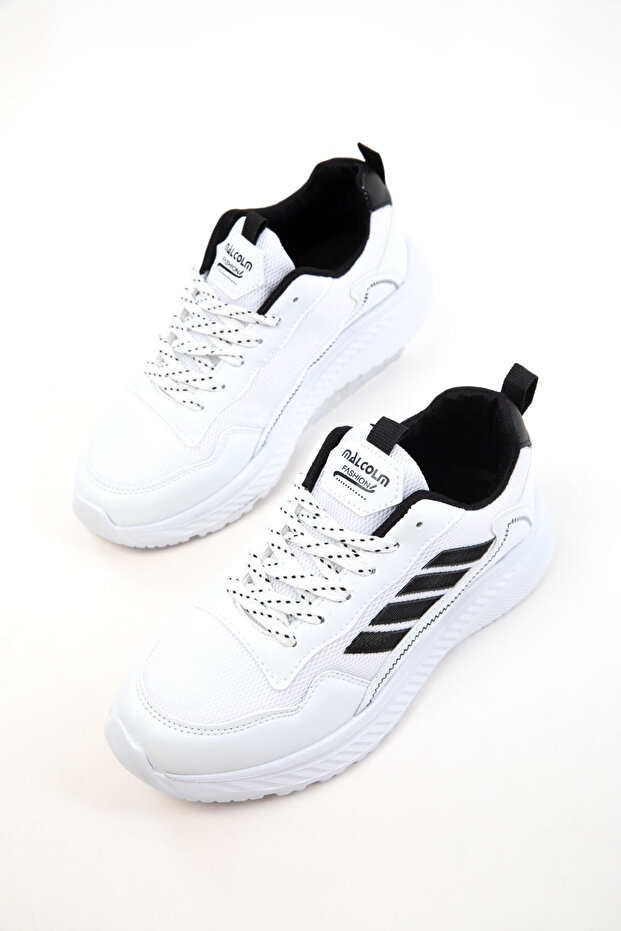 Fehér-fekete férfi tornacipő 20737 - 2