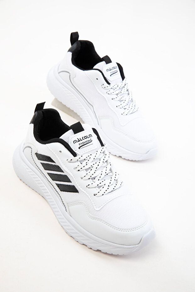 Fehér-fekete férfi tornacipő 20737 - 3