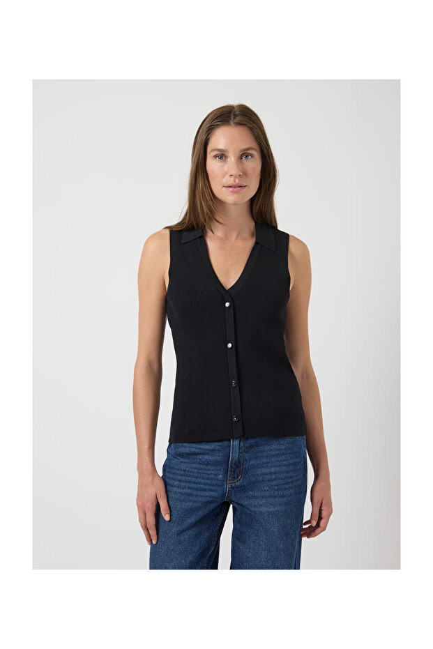 Bluse Erwachsene Schwarz - 2