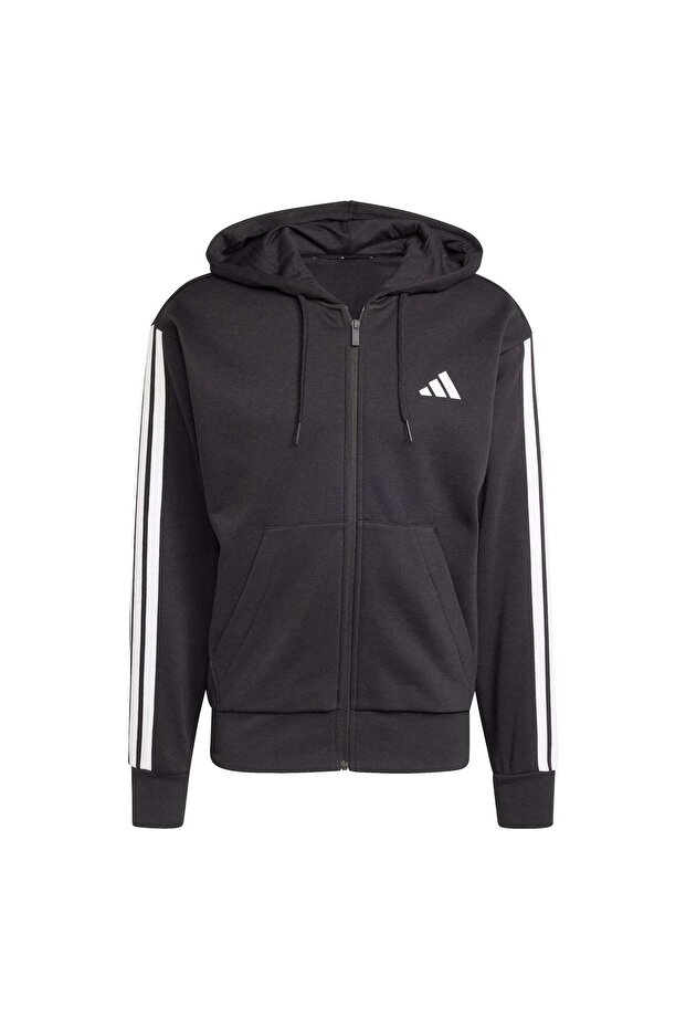 Essentials 3-Stripes Polar Kapüşonlu Üst - 1