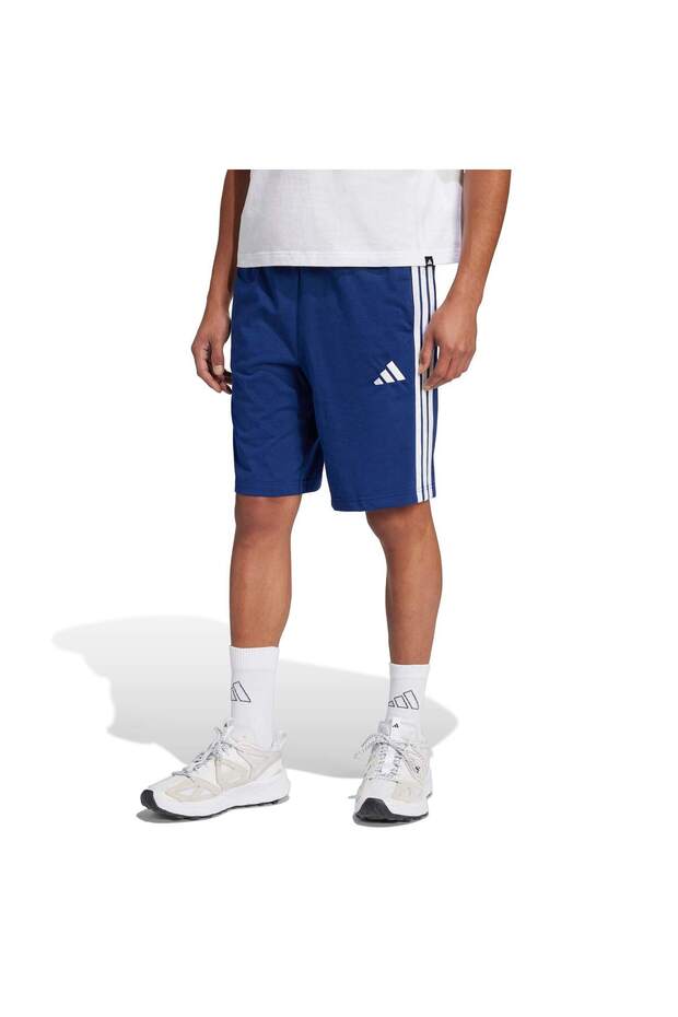 Essential 3-Stripes Single Jersey 10-Inch Şort - 3