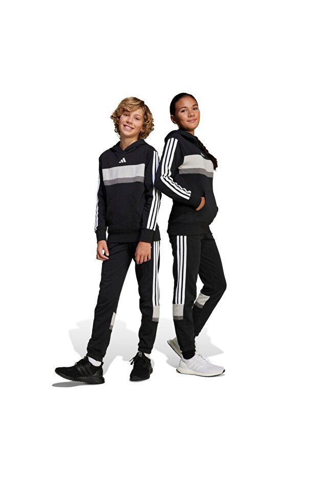 Seasonal Essentials Tiberio 3-Stripes Fleece Çocuk Eşofman Altı - 8